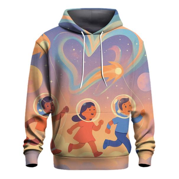 Comet Kite Festival On The Cloud Planet printed hoodies