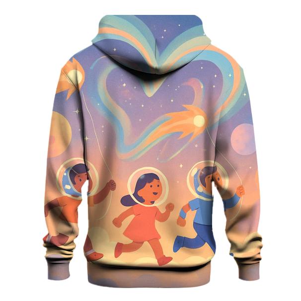 Comet Kite Festival On The Cloud Planet printed hoodies