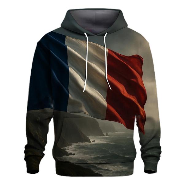 Tricolor Storm Crest Of France embroidered hoodies