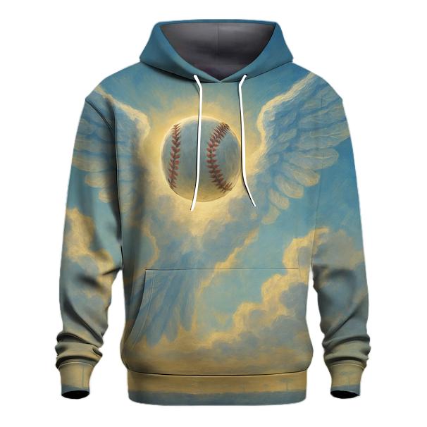 Cloud Wings Fastball In Blue Jays Skies embroidered hoodies