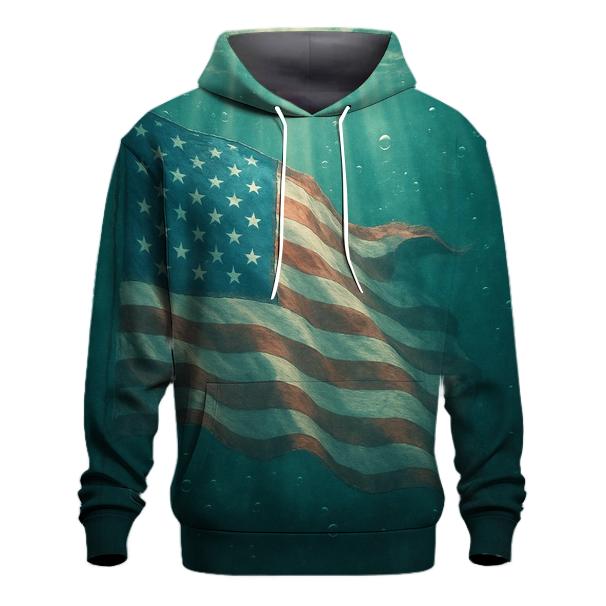 Underwater Flag Drift And Light Rays hoodie trends