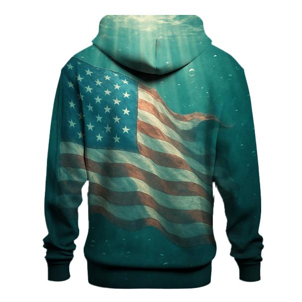 Underwater Flag Drift And Light Rays hoodie trends