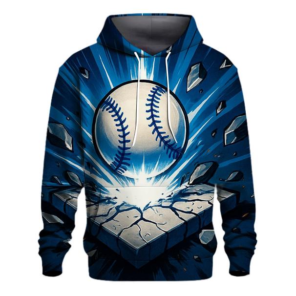 Explosive Home Plate Impact Burst designer hoodies
