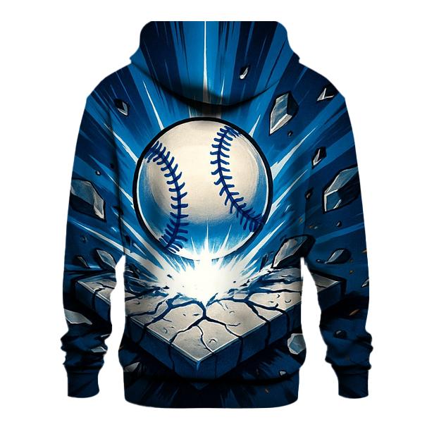 Explosive Home Plate Impact Burst designer hoodies