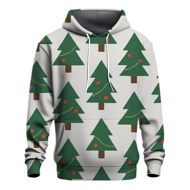 Christmas Tree Chevron Columns On Light Gray Background hoodie trends