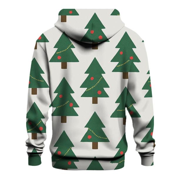 Christmas Tree Chevron Columns On Light Gray Background hoodie trends