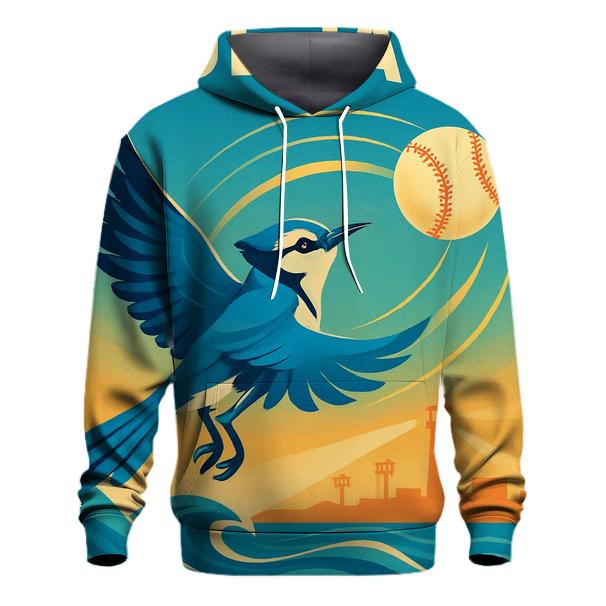 Blue Jays Coastal Home Run Splash heavyweight hoodies