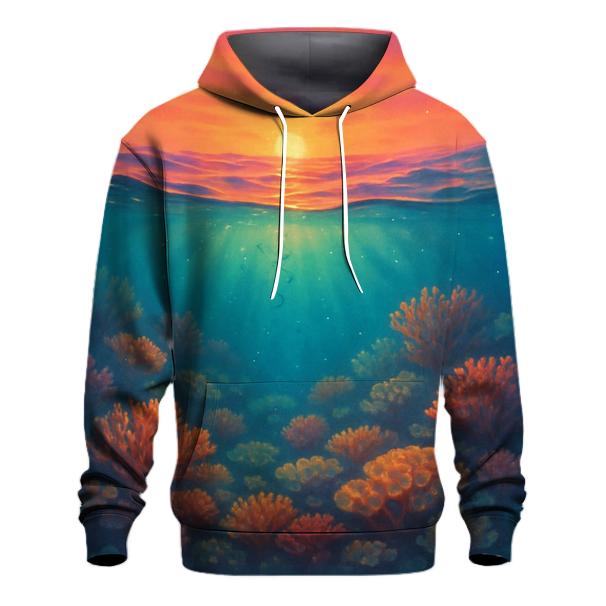 Aurora Reef Sunset Break heavyweight hoodies