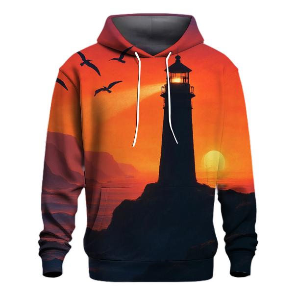 Tangerine Lighthouse Mistline premium hoodies
