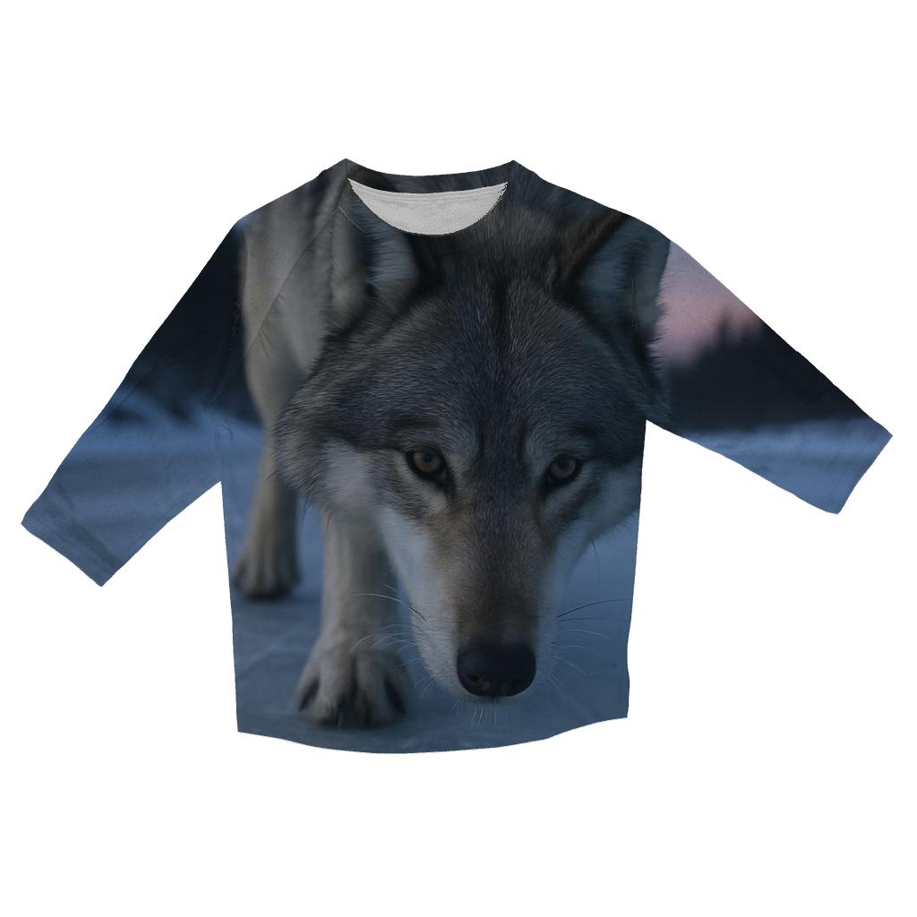 Frost Whiskers On The River Ice Scout stylish quarter sleeve tops