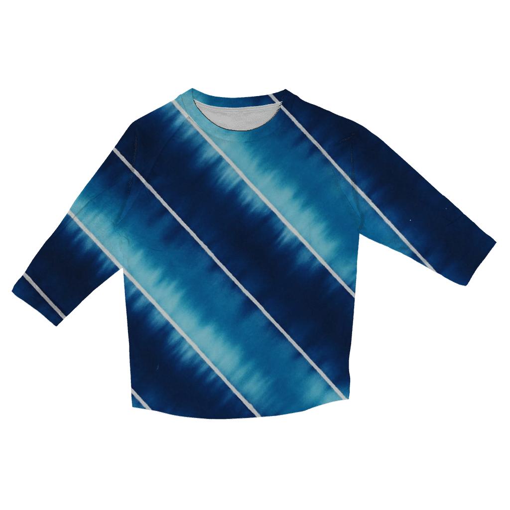 Arashi Comet Tail Diagonals fashion 3/4 sleeve shirts