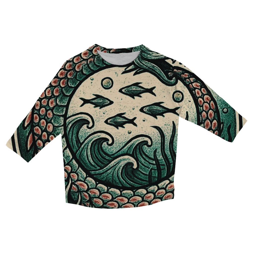 Ouroboros Reef Of Living Ink personalized 3/4 sleeve tees