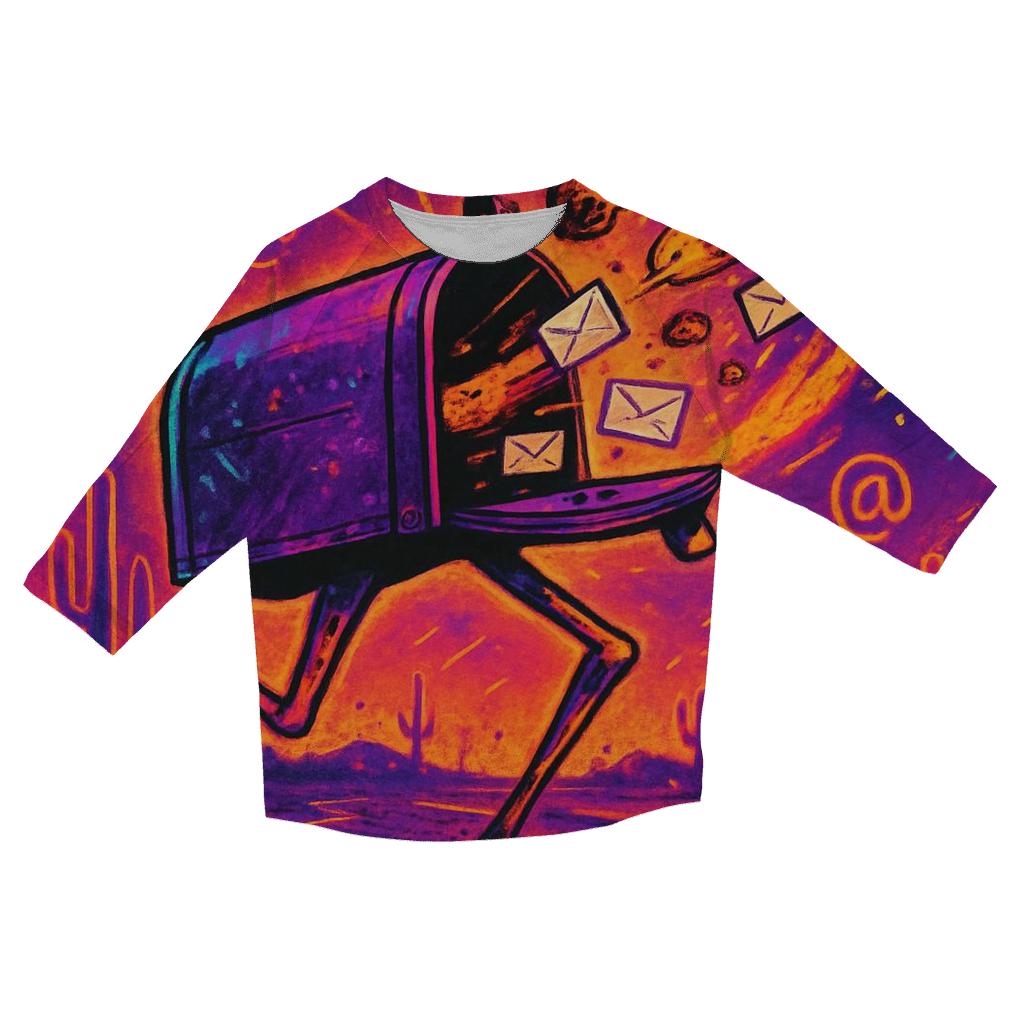 Mailbox Of Meteors trendy 3/4 sleeve tops