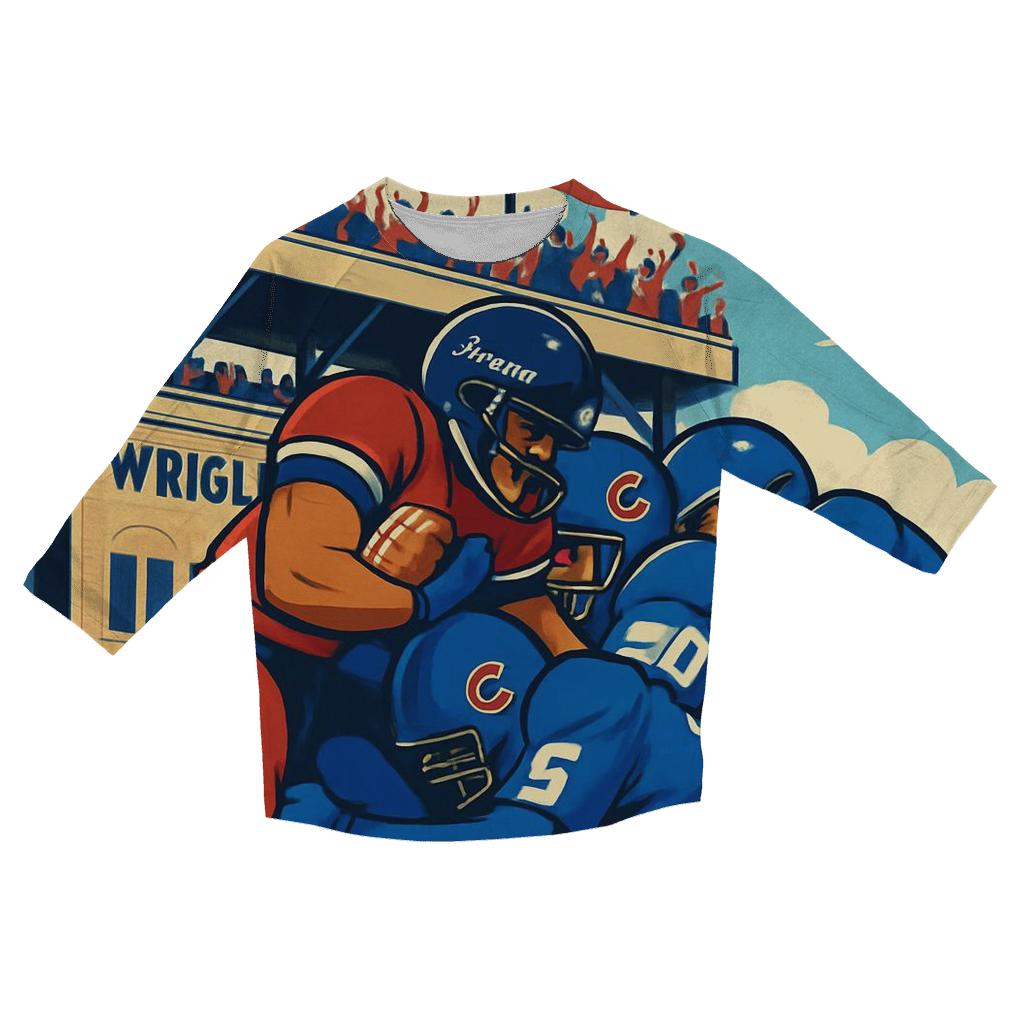 Rooftop Fans And Goal Line Stand stylish quarter sleeve tops