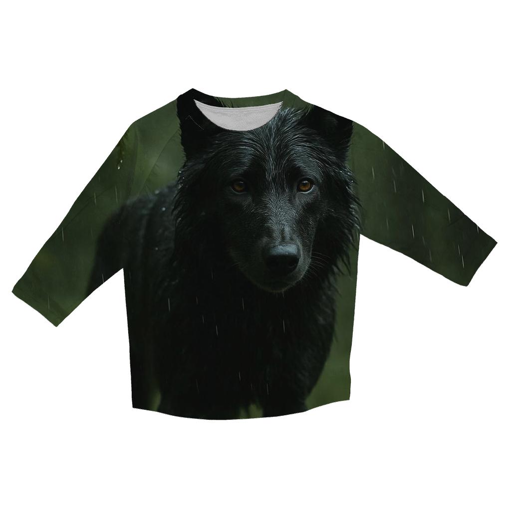 Old Growth Cedar Rain Pause designer 3/4 sleeve blouses