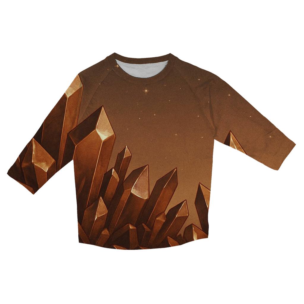 Copper Crystal Ridge personalized 3/4 sleeve tees