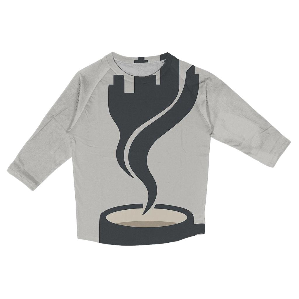 Steam Ribbon Skyline personalized 3/4 sleeve tees