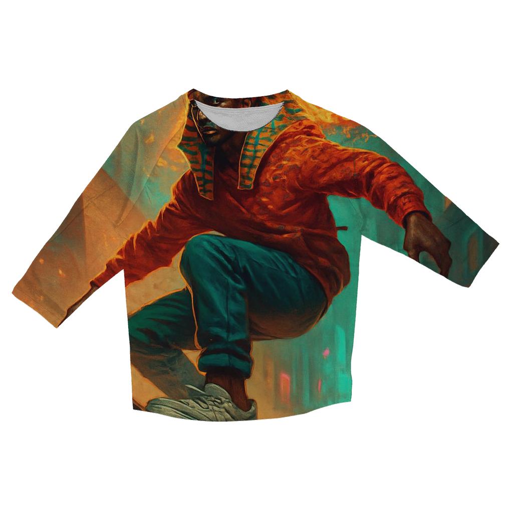 Skateboard Pharaoh Mirage fashion 3/4 sleeve shirts