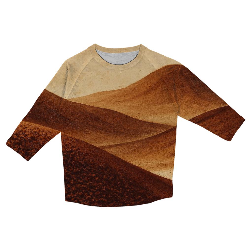 Grind Dune Texture stylish quarter sleeve tops