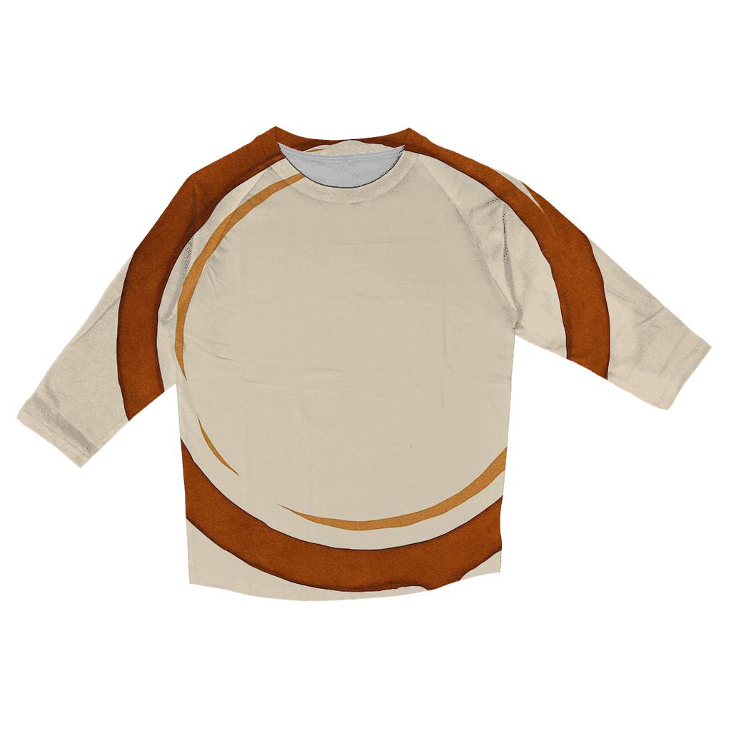 Cup Stain Halo fashion 3/4 sleeve shirts
