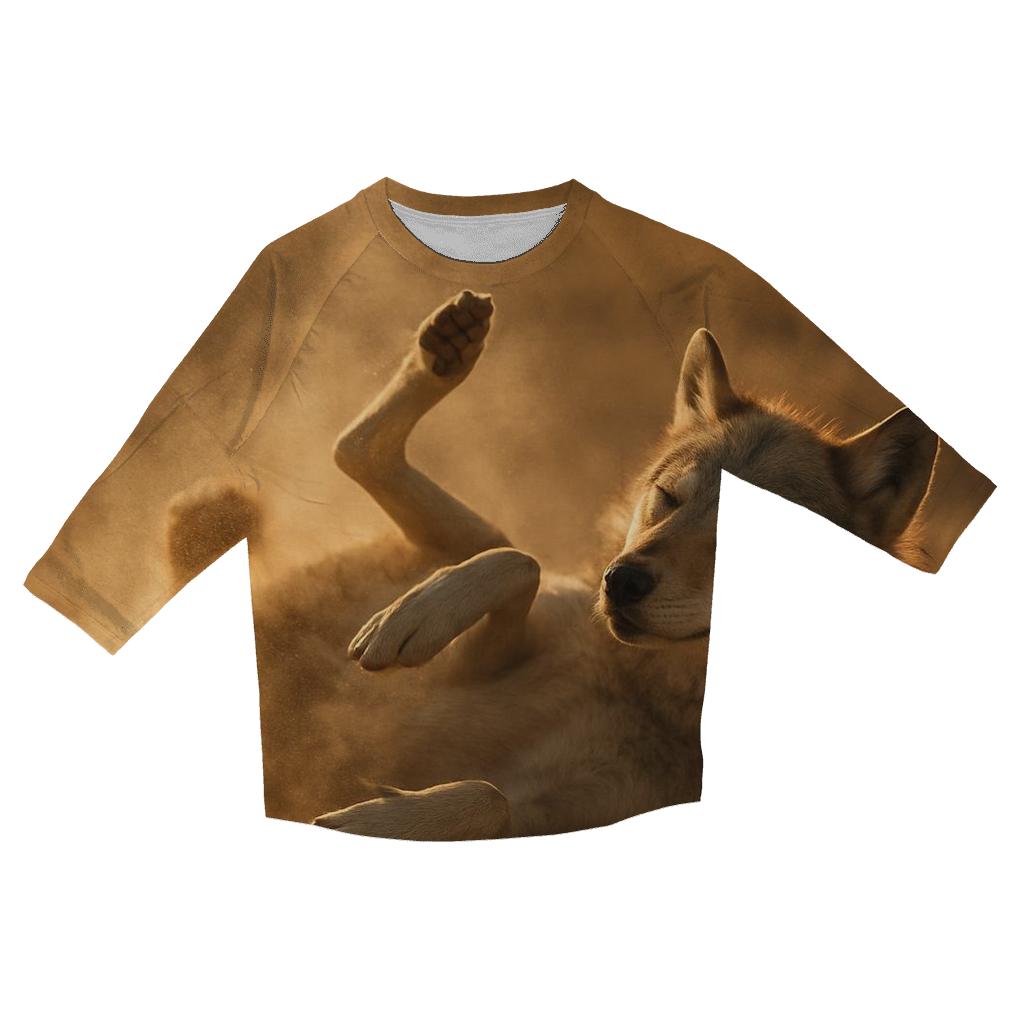 Steppe Dust Bath Reset designer 3/4 sleeve blouses