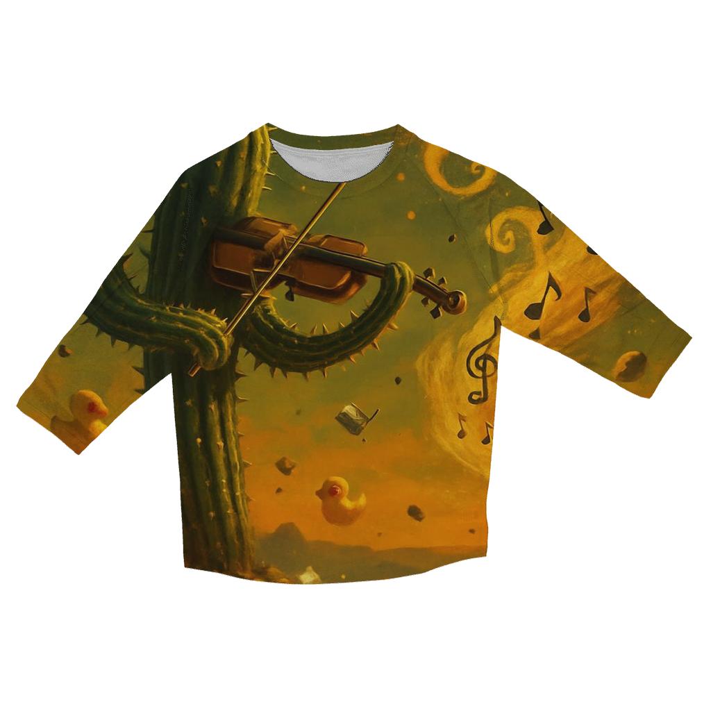 Cactus Violin Cyclone fashion 3/4 sleeve shirts