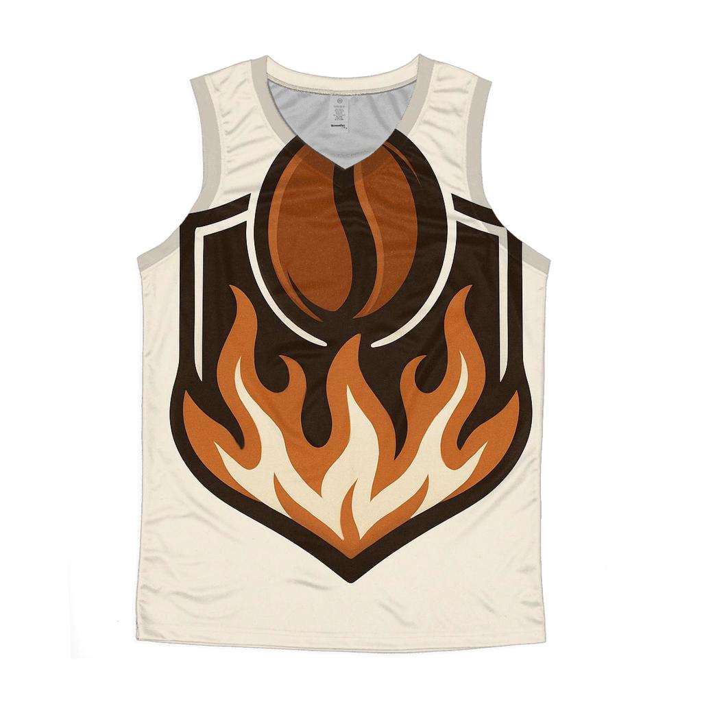 Roast Ember Crest sports performance tank tops