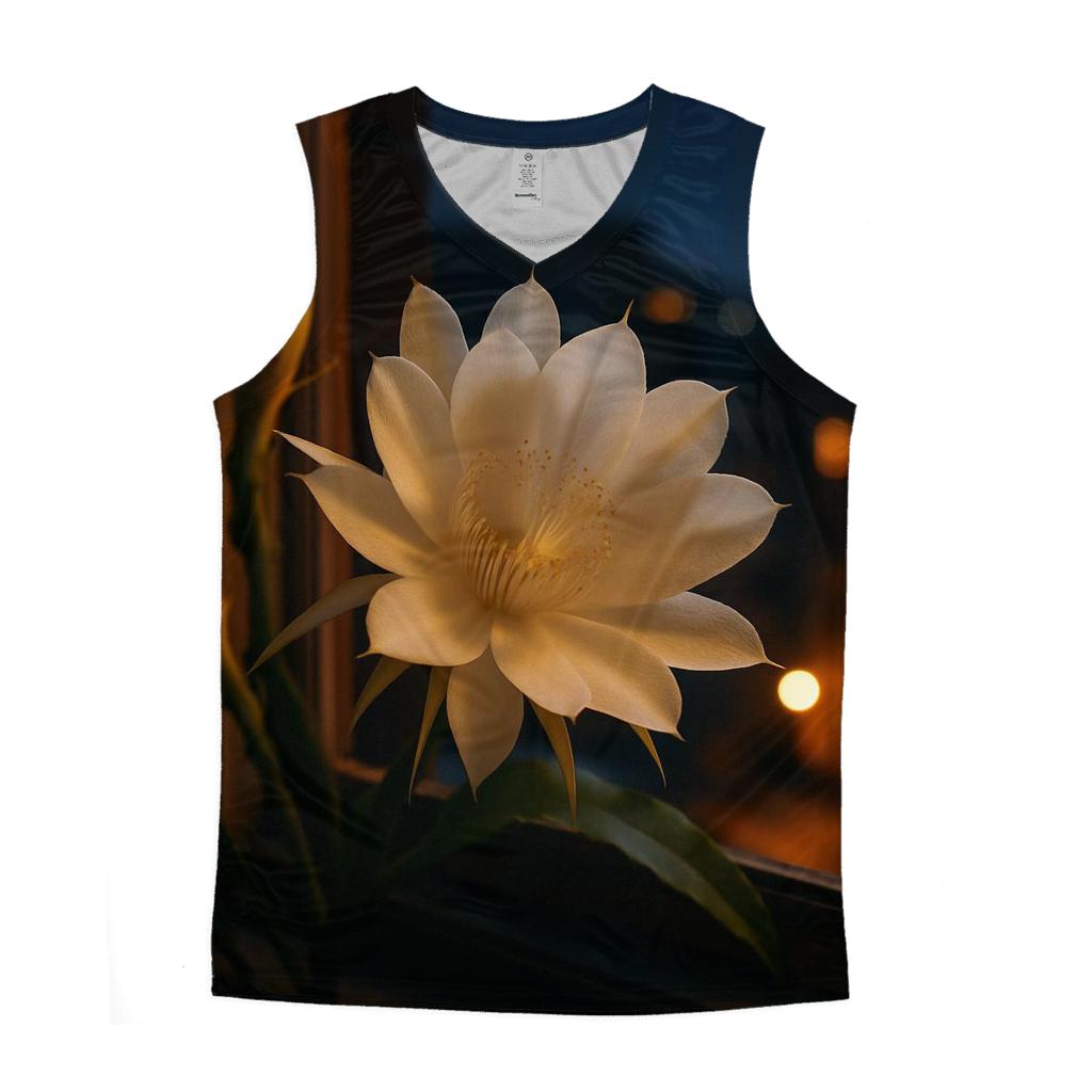 Night Blooming Cereus Window Vigil sports performance tank tops