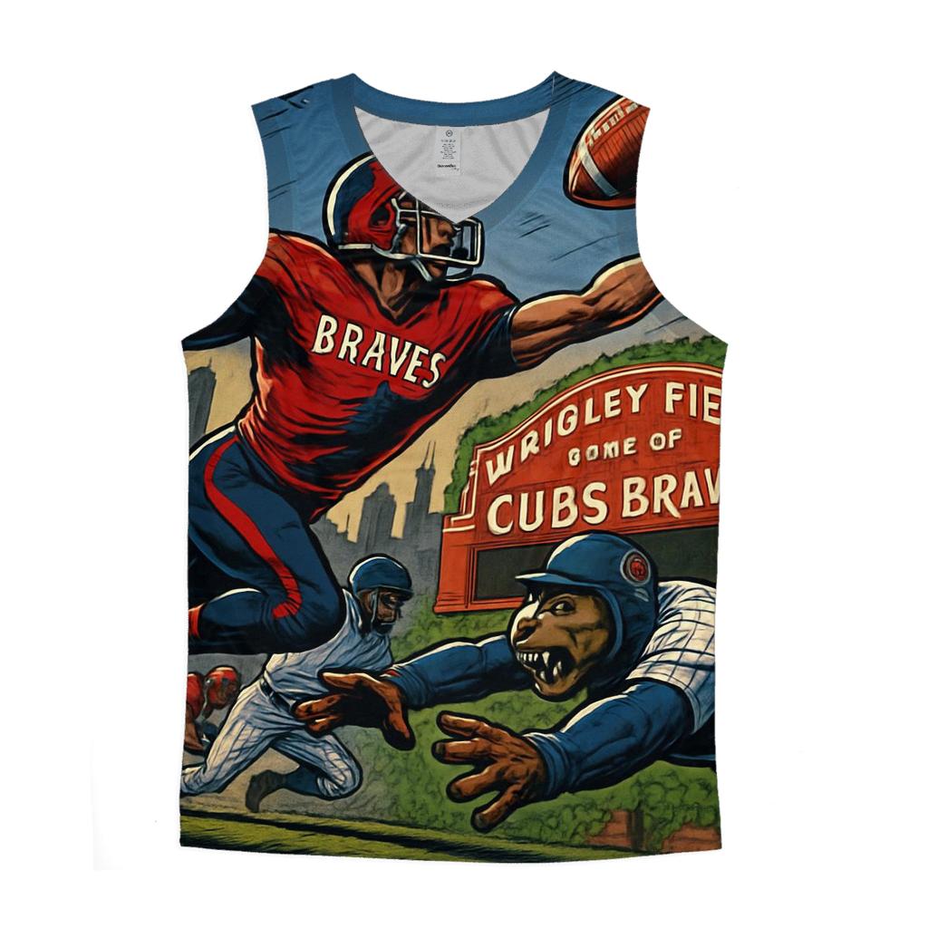 Skyline Clash At Wrigley Gate stylish racerback tanks