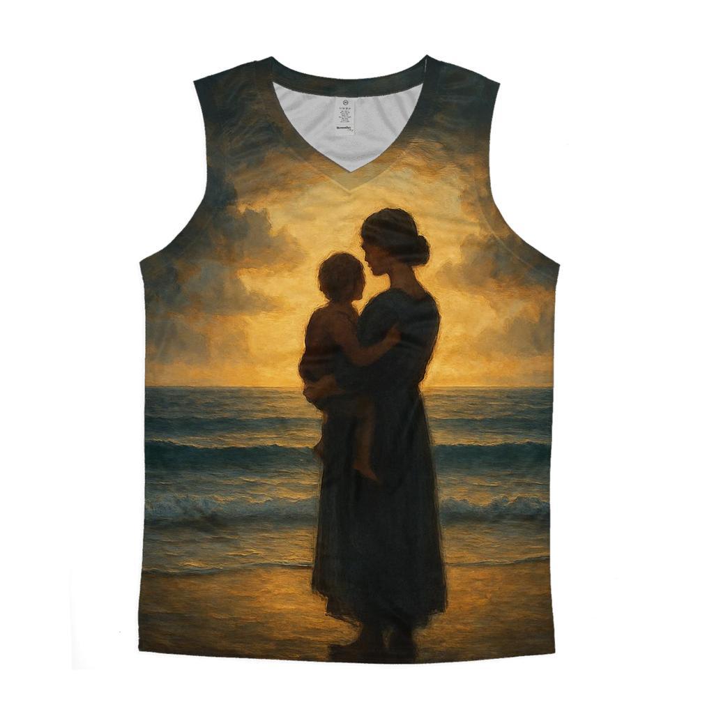 The Safe Harbor Heart A Mothers Love Through Every Storm custom tank tops