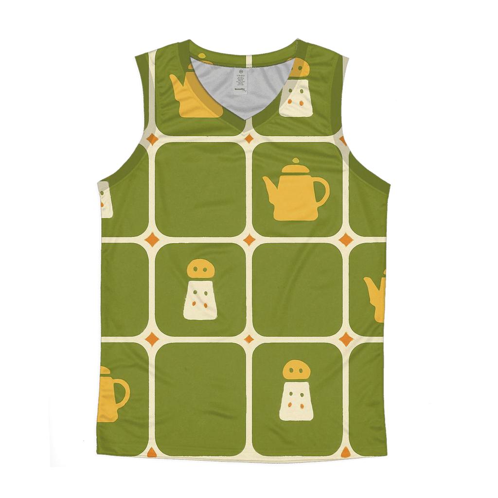 Avocado Kitchen Tile Grid casual summer tank tops