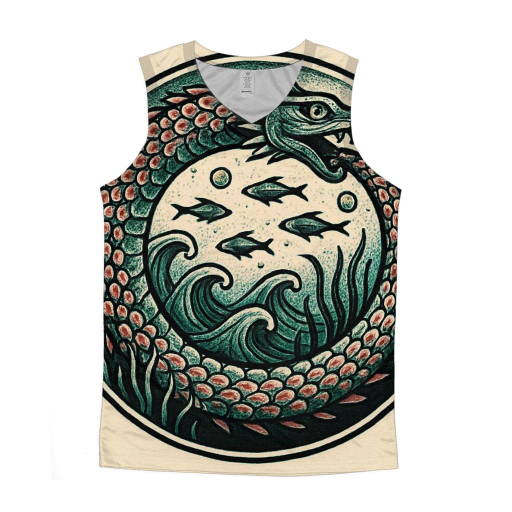 Ouroboros Reef Of Living Ink designer workout tanks