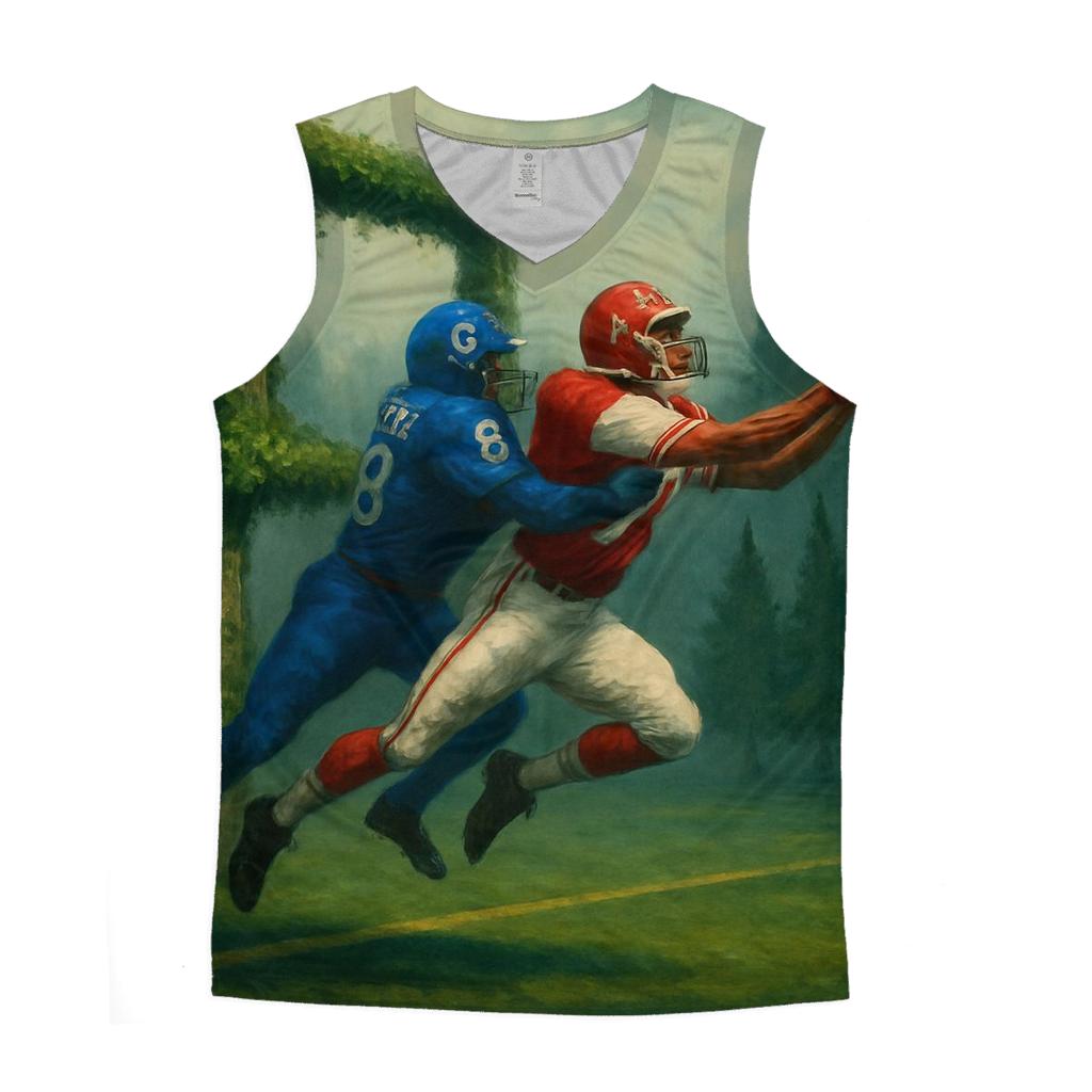 Ivy And Pine Forest End Zone sports performance tank tops