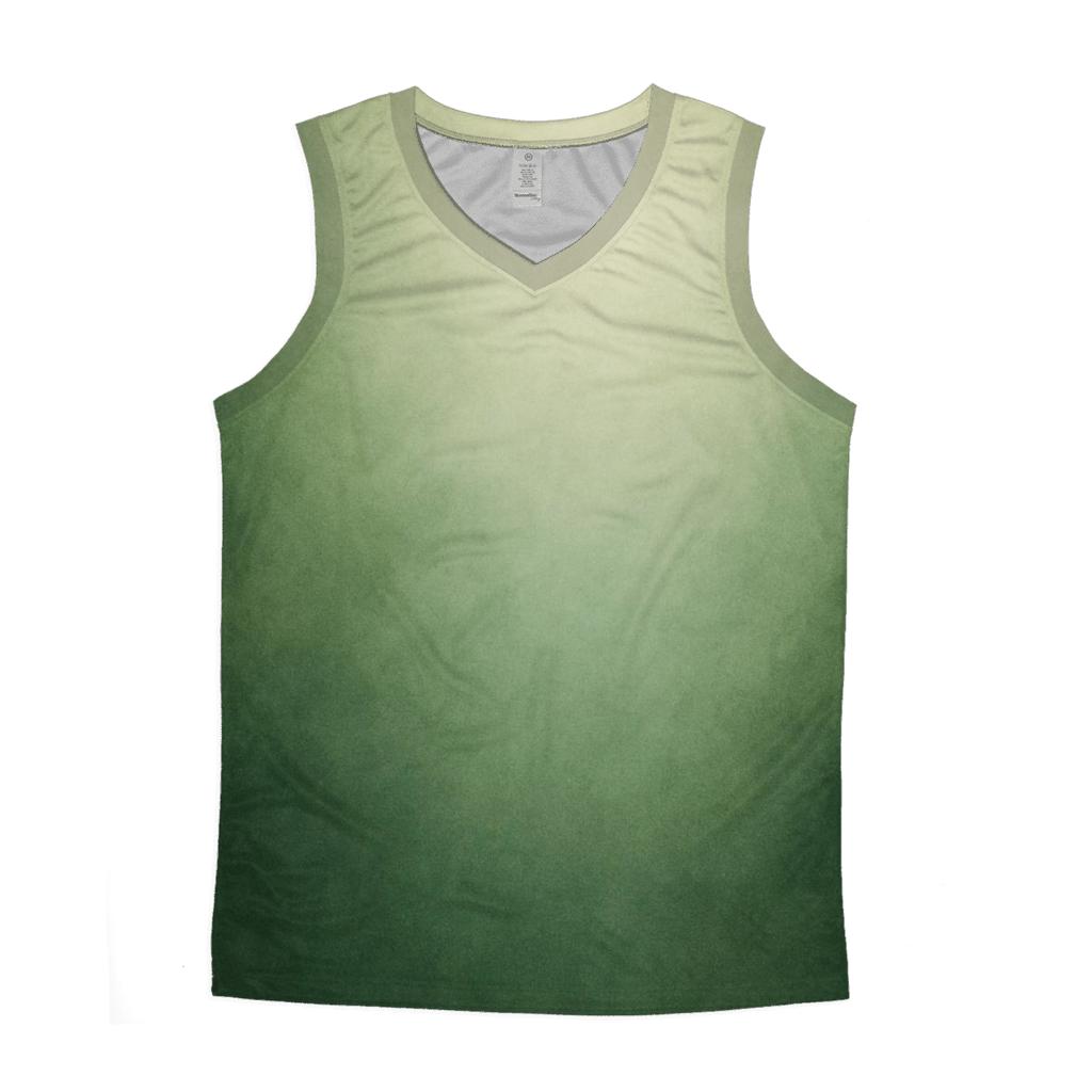 Forest Canopy Fade cotton sleeveless tops
