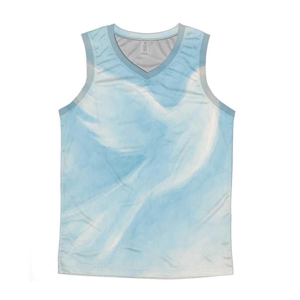 Dove Like Sky Motion graphic print tank tops