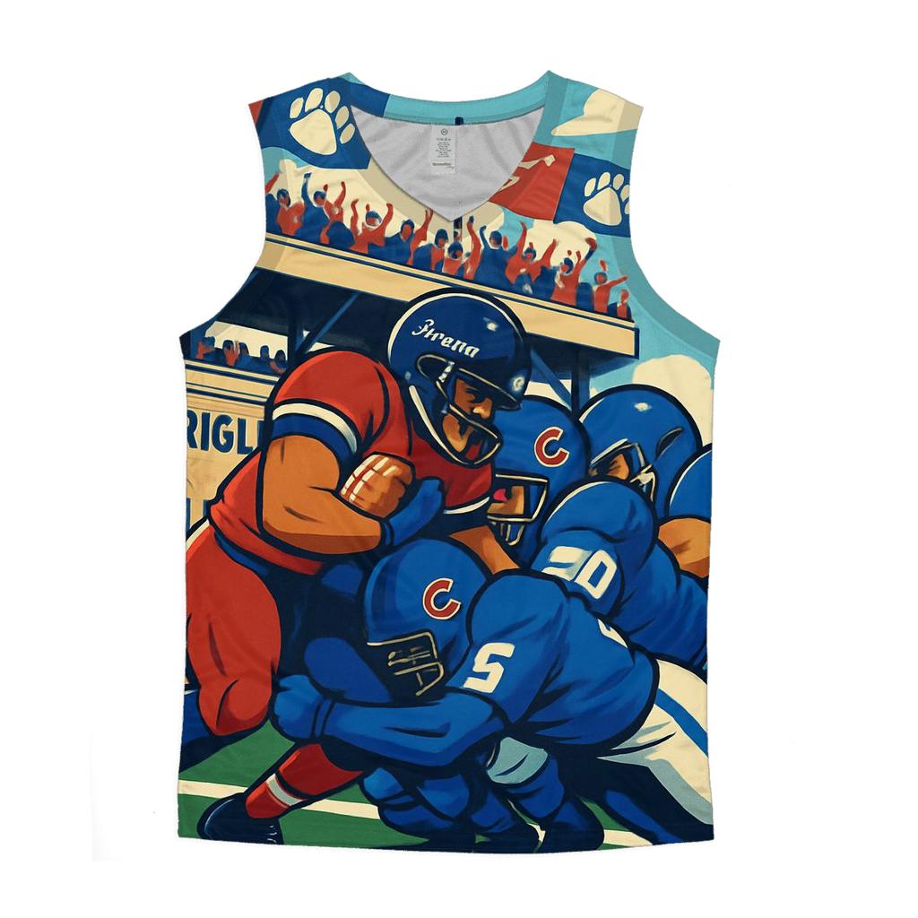 Rooftop Fans And Goal Line Stand graphic print tank tops