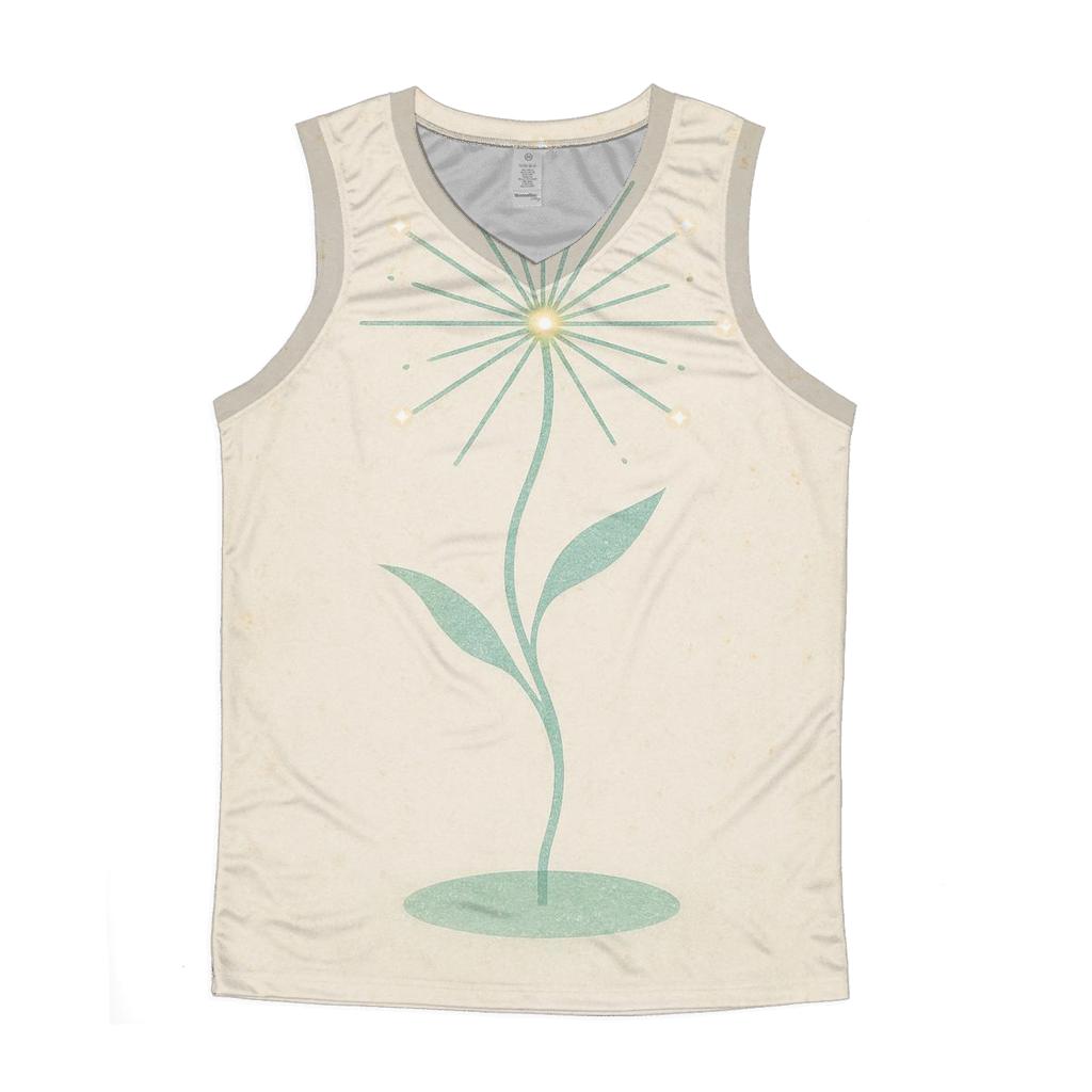Celestial Seed Bloom personalized athletic tanks