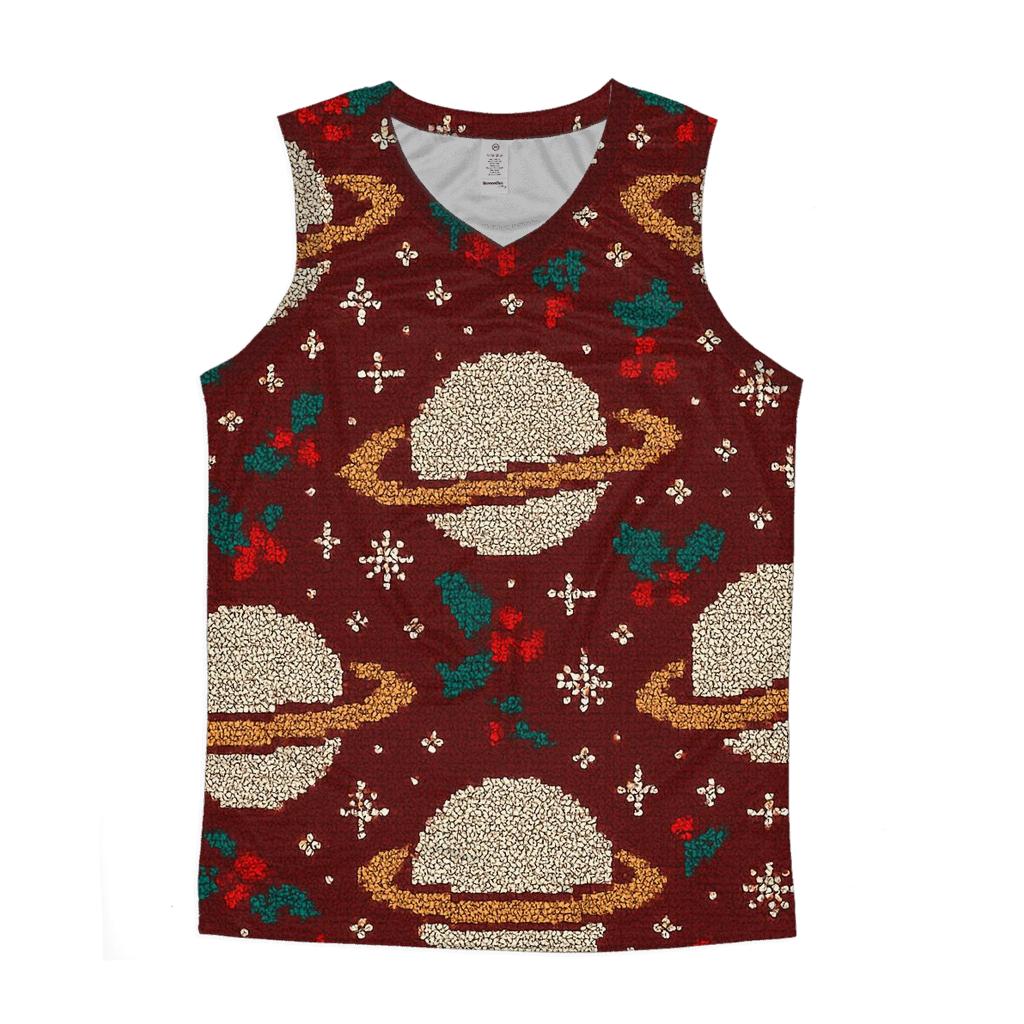 Ornament Planet Ring Medallion Design designer workout tanks
