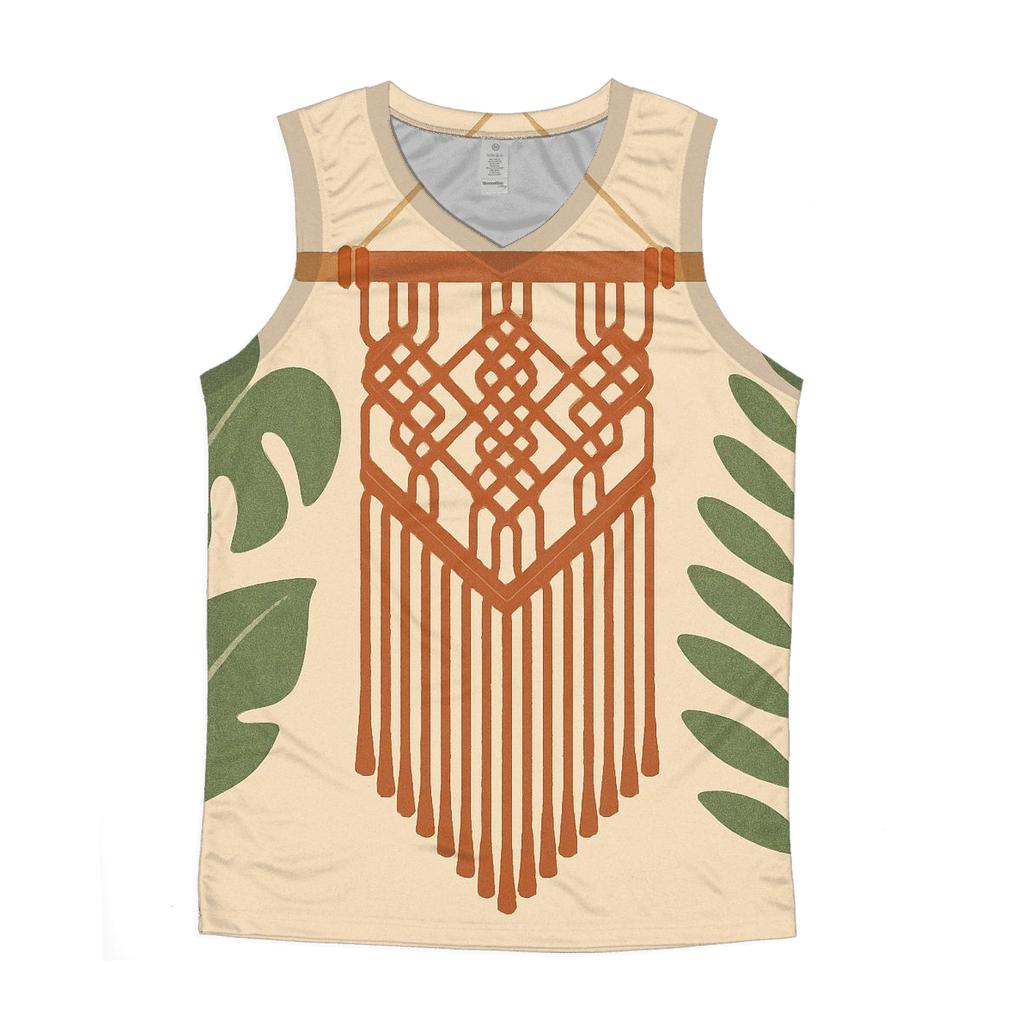 Groovy Botanical Wall Hanging cotton sleeveless tops