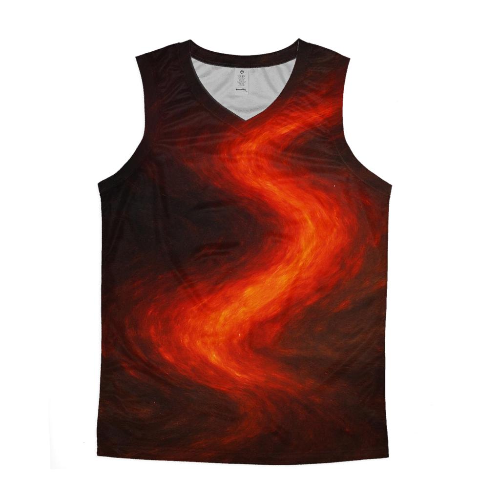 Volcanic Ember Current custom tank tops