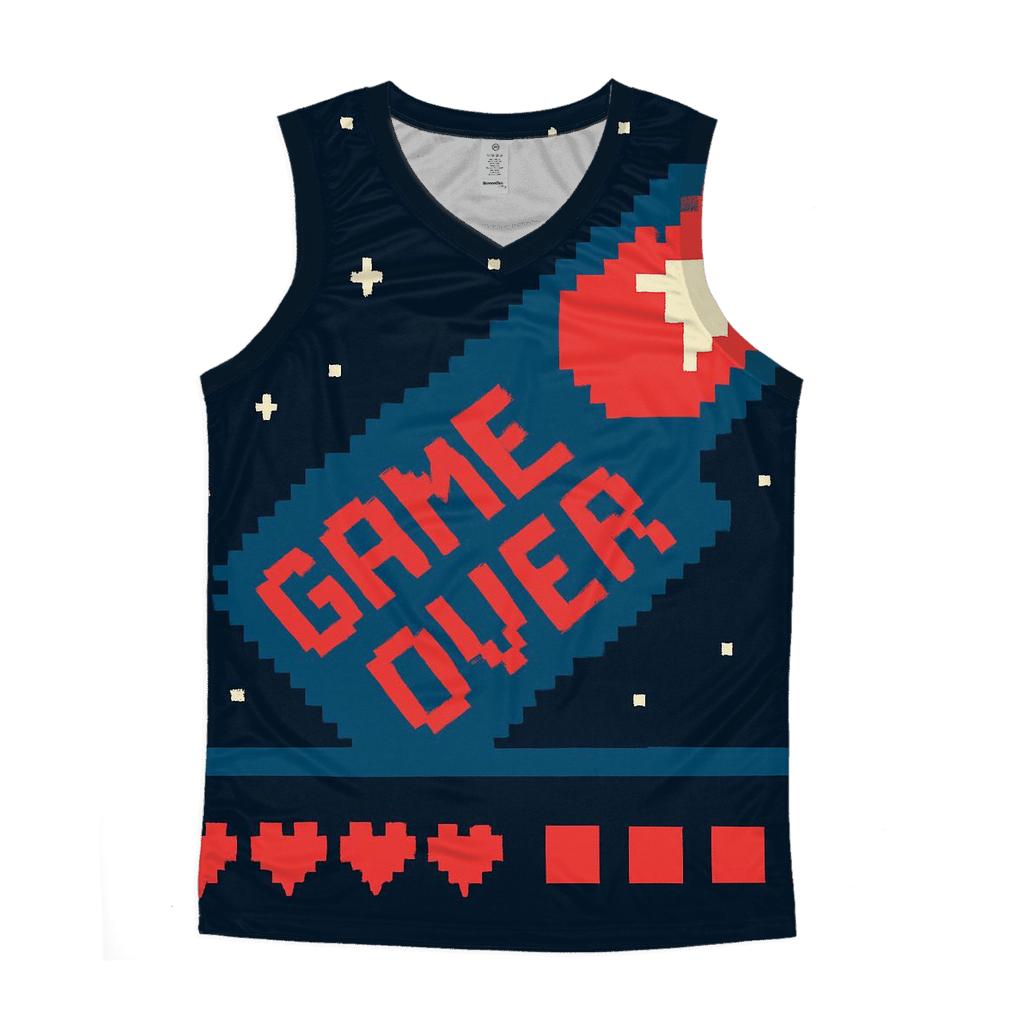 Pixel Comet Game Over Sky stylish racerback tanks