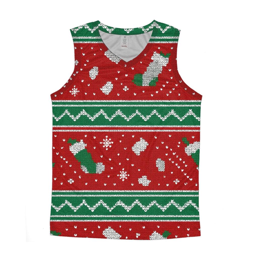Stocking Meteor Shower Band Design casual summer tank tops