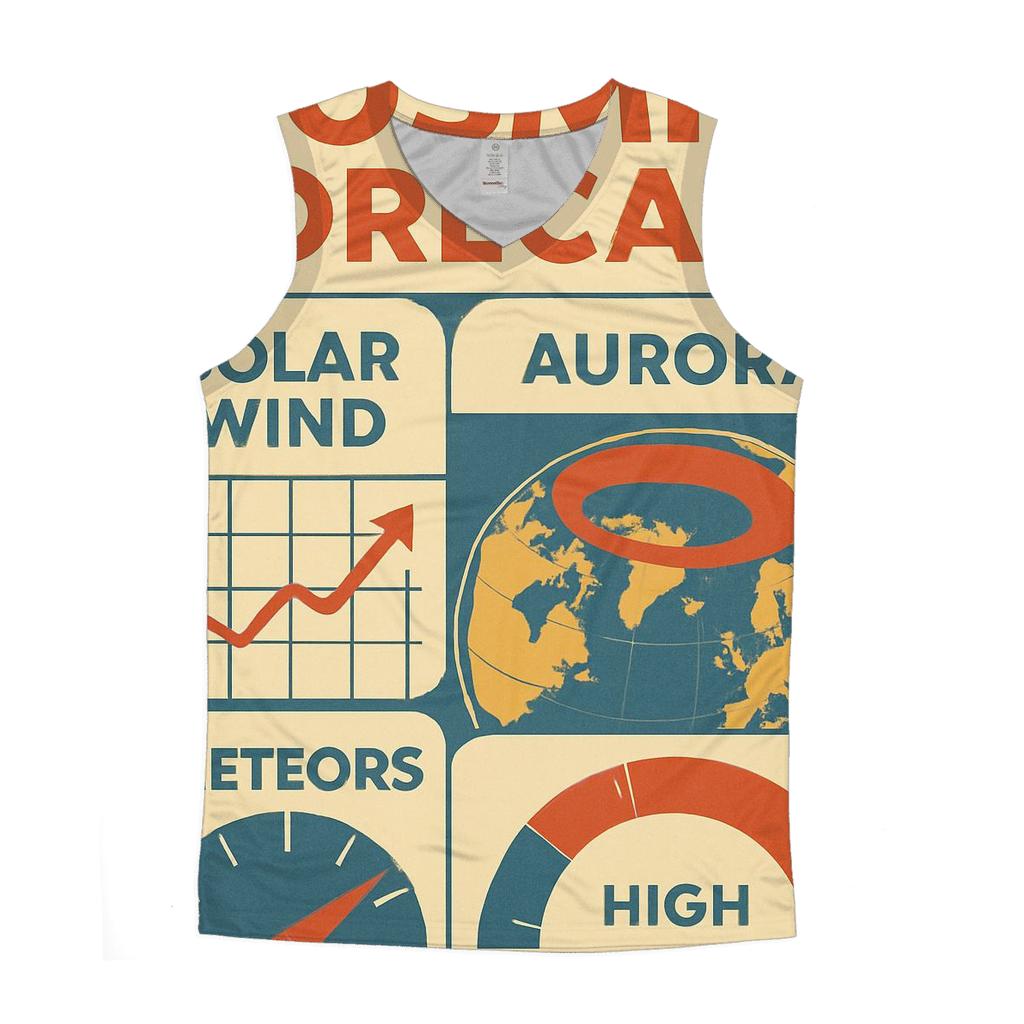 Retro Space Weather Forecast designer workout tanks