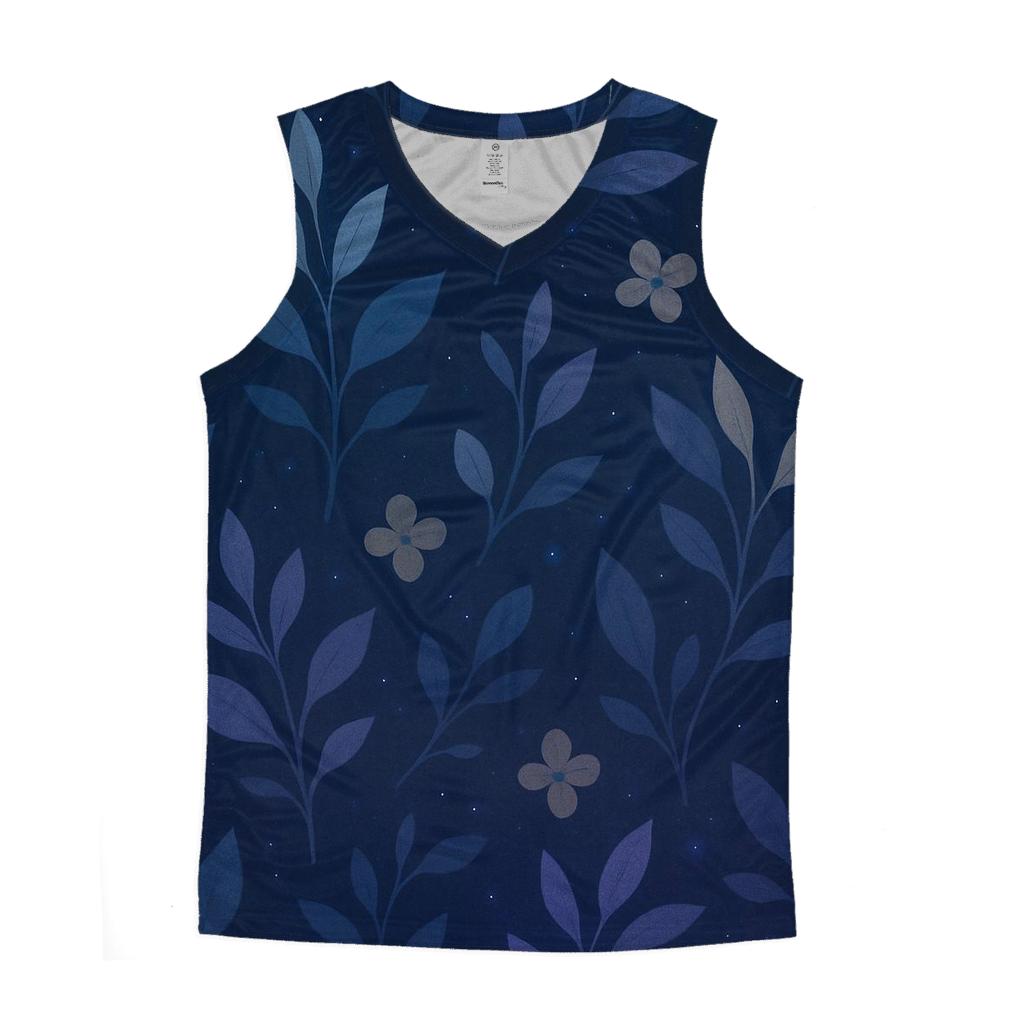 Night Garden Reflection trendy fitted tank tops
