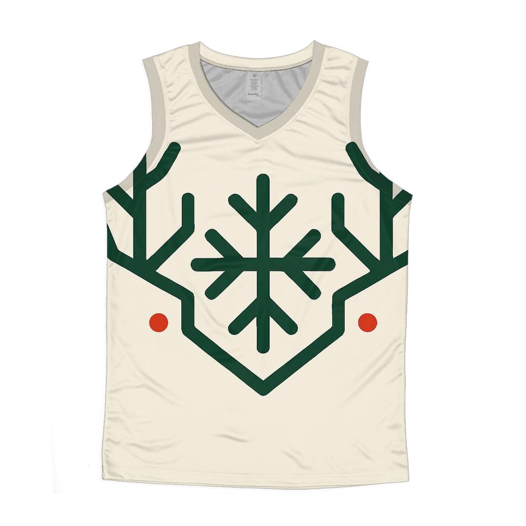 Reindeer Antler Snowflake Fusion trendy fitted tank tops