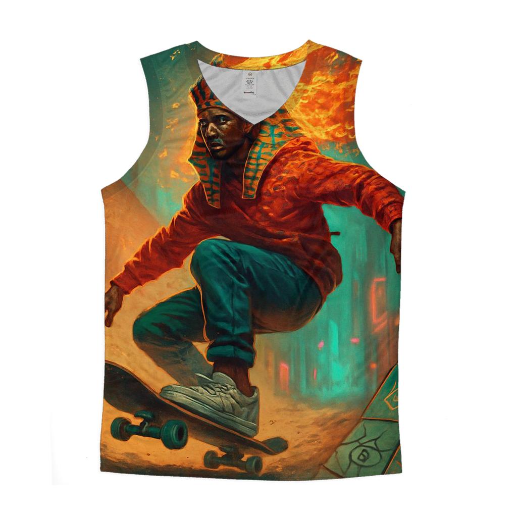 Skateboard Pharaoh Mirage stylish racerback tanks