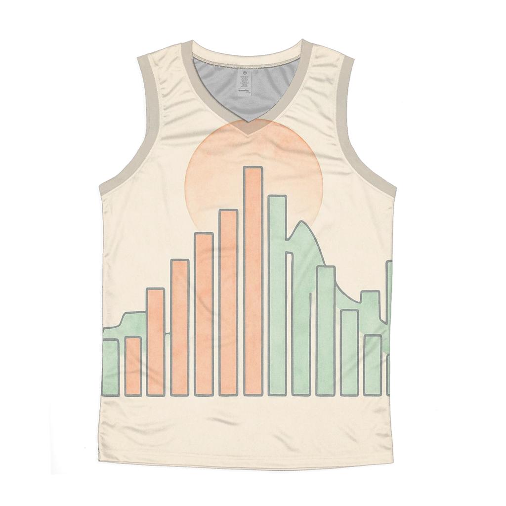 Equalizer Mountain Silhouette casual summer tank tops