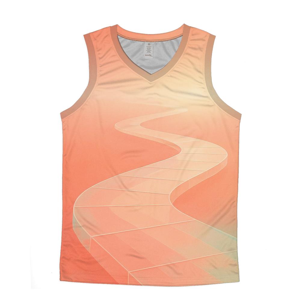 Prism Pathway graphic print tank tops