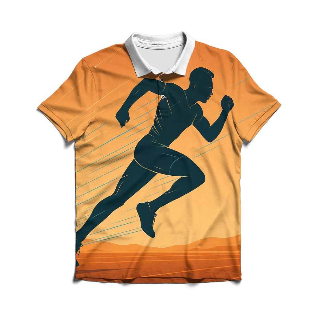 Desert Marathon Star Trail personalized polo shirts