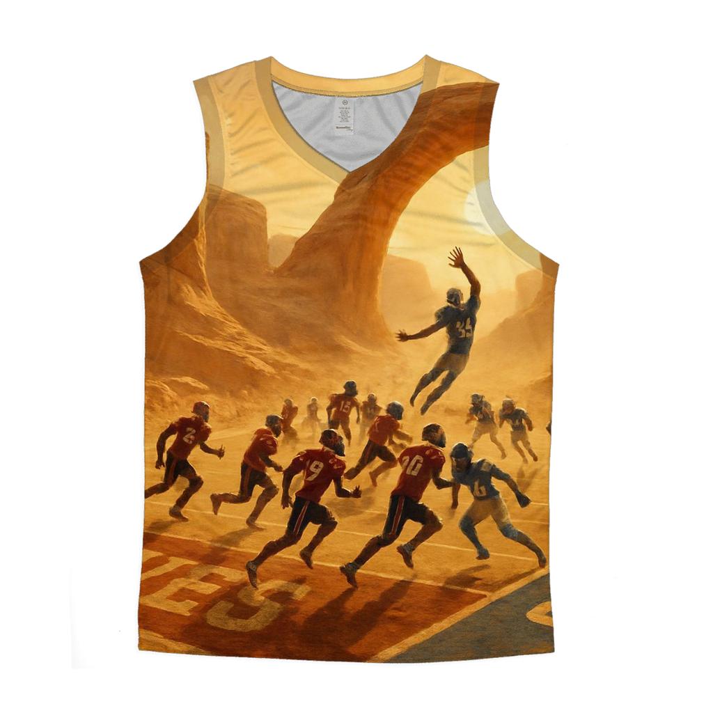 Desert Canyon Neutral Site Grudge Game graphic print tank tops